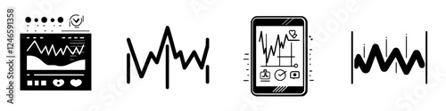 Health monitoring system utilizing advanced data visualization techniques for tracking vital signs