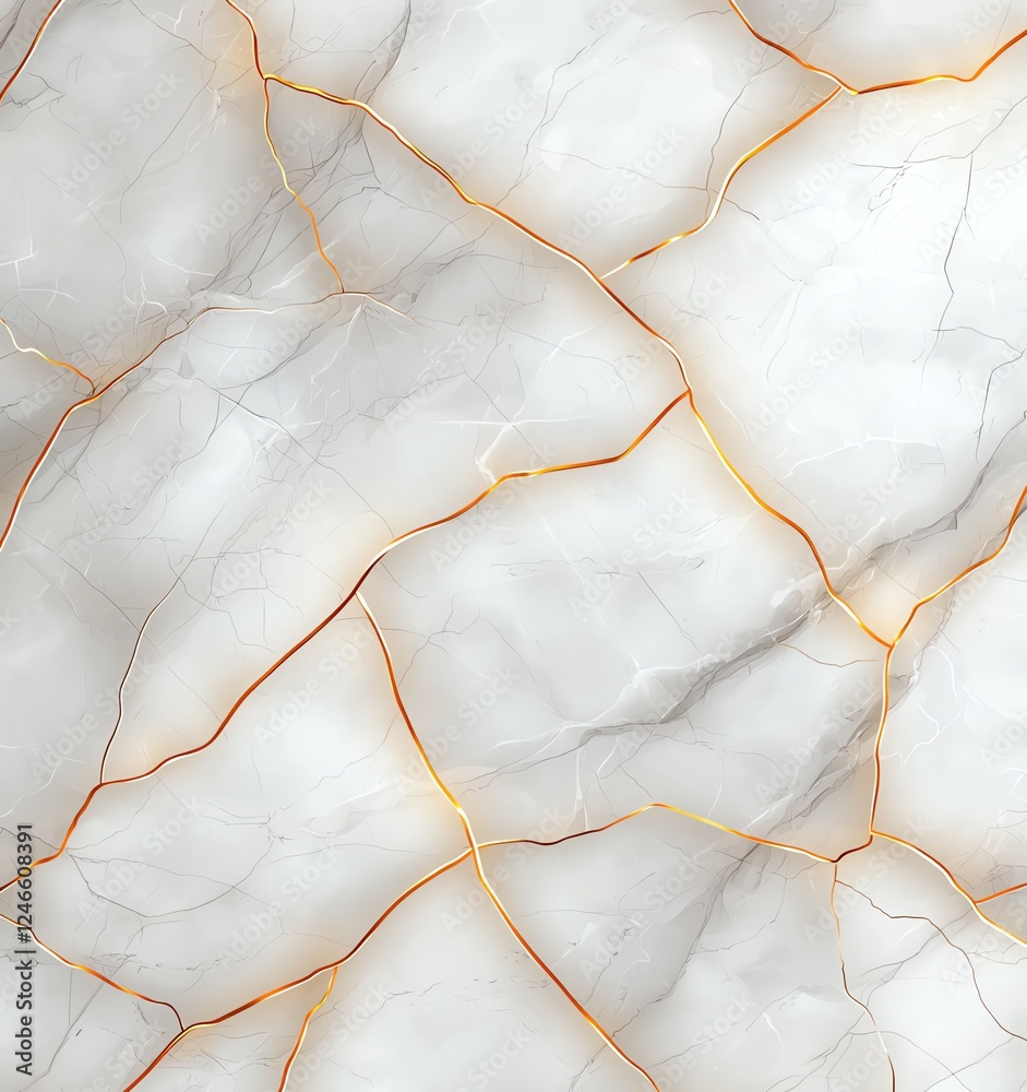 Fototapeta premium White gold marble texture pattern background with high resolution design for cover book or brochure, poster, wallpaper background or realistic business