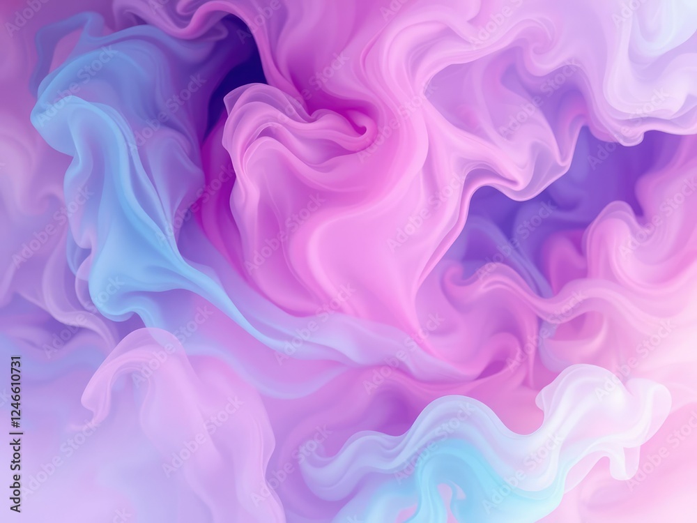 Softly swirling clouds of color bleed into each other in a mesmerizing dance, layered composition, textured surface, artistic expression Softly swirling clouds of color bleed into each other in a mesmerizing dance, layered composition, textured surface, artistic expression