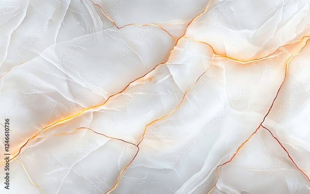 Fototapeta premium White gold marble texture pattern background with high resolution design for cover book or brochure, poster, wallpaper background or realistic business