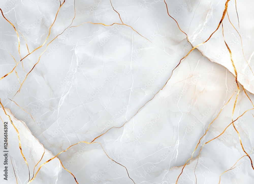 Fototapeta premium White gold marble texture pattern background with high resolution design for cover book or brochure, poster, wallpaper background or realistic business