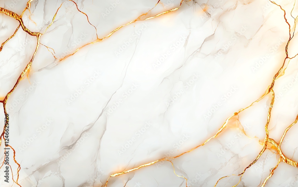 Fototapeta premium White gold marble texture pattern background with high resolution design for cover book or brochure, poster, wallpaper background or realistic business