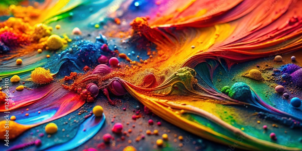 Fototapeta premium Abstract Colorful Layered Background: Vibrant Hues & Textured Design for Modern Projects