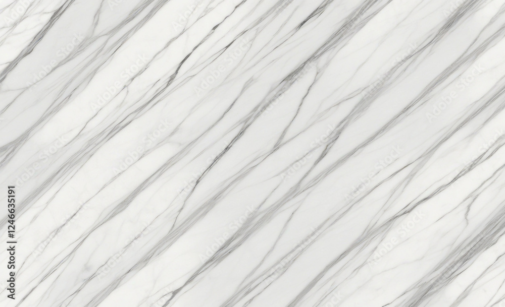 Obraz premium This marble, often called Nordic Grey, displays a cool grey background with subtle white veining. The delicate patterns and smooth finish create a calming and elegant aesthetic.