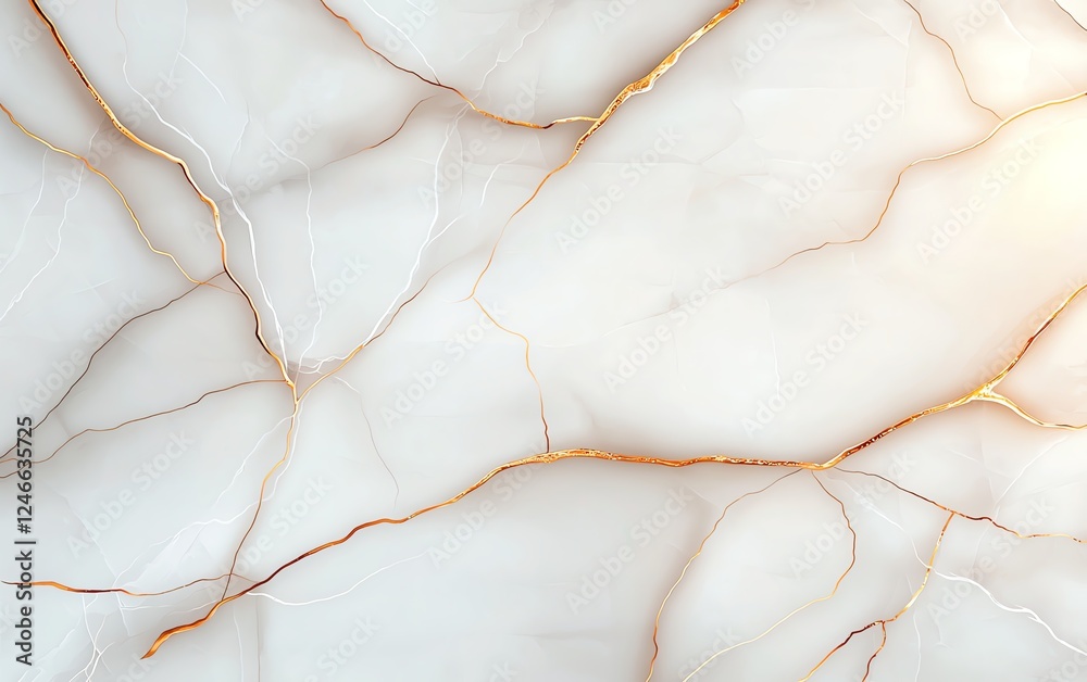 Fototapeta premium White gold marble texture pattern background with high resolution design for cover book or brochure, poster, wallpaper background or realistic business