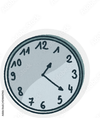Icône dessin logo horloge montre temps heure