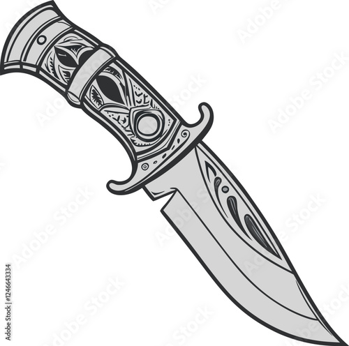 coltello finemente lavorato 02