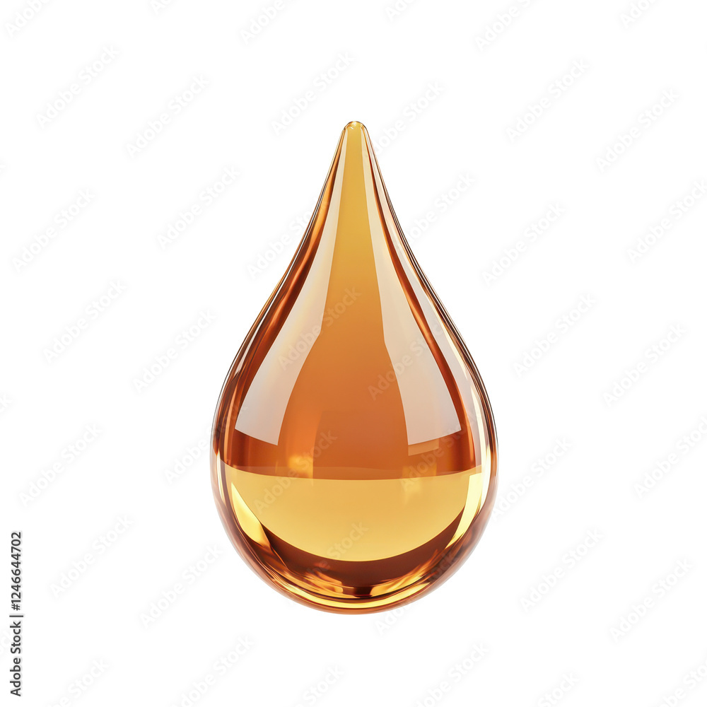 realistic drop of amber oil, perfect for aromatherapy and wellness realistic drop of amber oil, perfect for aromatherapy and wellness