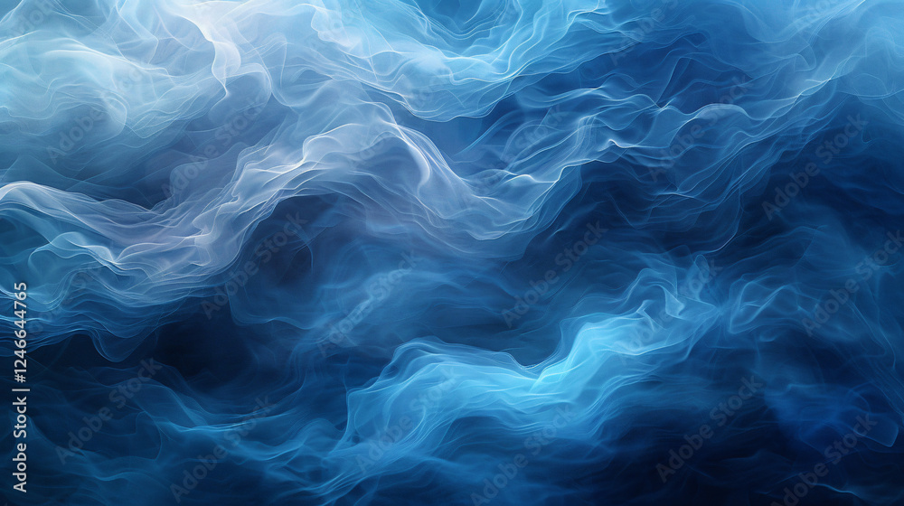 Abstract Blue Cloudscape of Serene Energy and Flowing Formations for a Dreamlike Peaceful Background Vibe Abstract Blue Cloudscape of Serene Energy and Flowing Formations for a Dreamlike Peaceful Background Vibe
