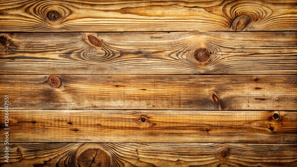 Fototapeta premium Rustic Wooden Background with Grains and Knots for Textures