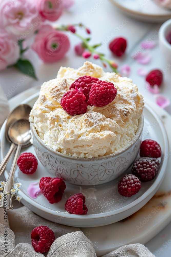 light and fluffy vanilla soufflé, fresh from the oven light and fluffy vanilla soufflé, fresh from the oven