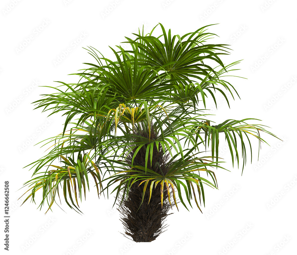 palm Tree isolated on white background. also known as the Rhapidophyllum hystrix, European fan palm, Phoenix roebelenii, dwarf date palm, pygmy date palm, robellini palm, Chusan palm, needle palm. palm Tree isolated on white background. also known as the Rhapidophyllum hystrix, European fan palm, Phoenix roebelenii, dwarf date palm, pygmy date palm, robellini palm, Chusan palm, needle palm.