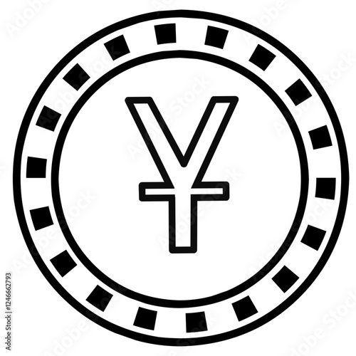 icon yen coin