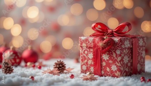 christmas tree with gift boxes