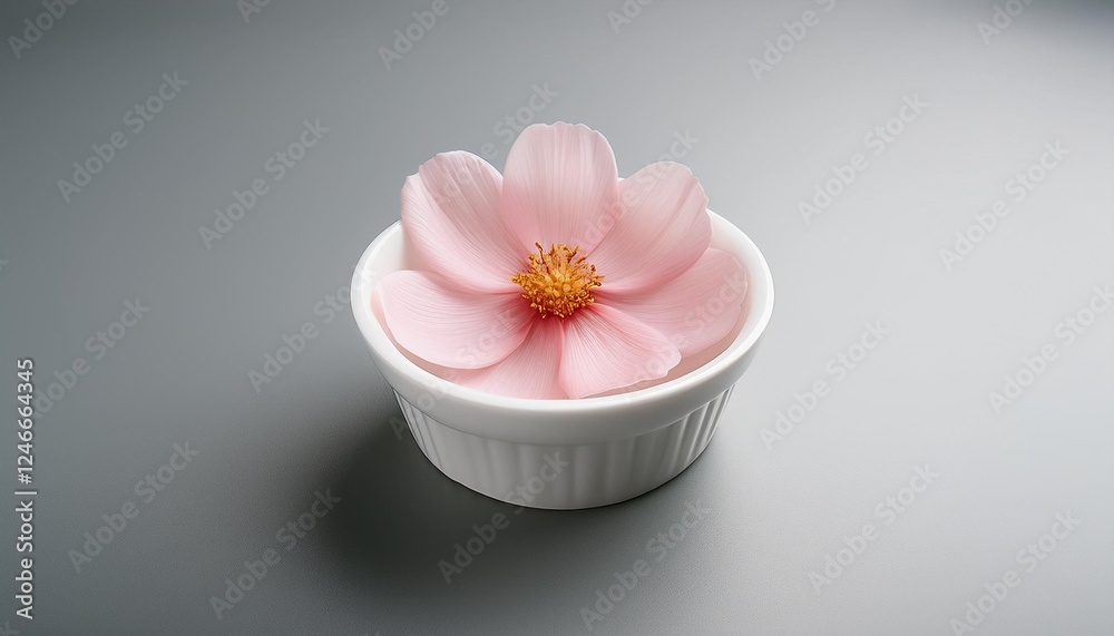 pink flower in a box pink flower in a box