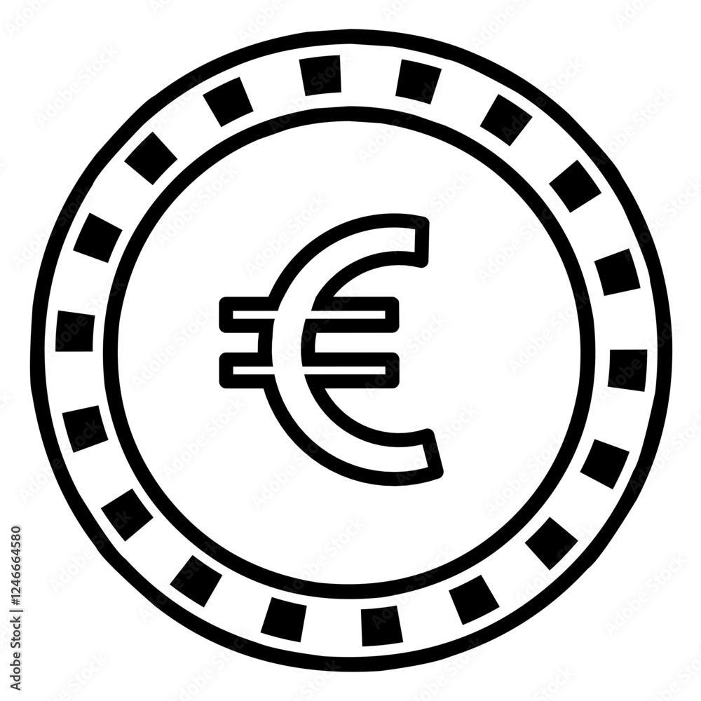 vector euro icon