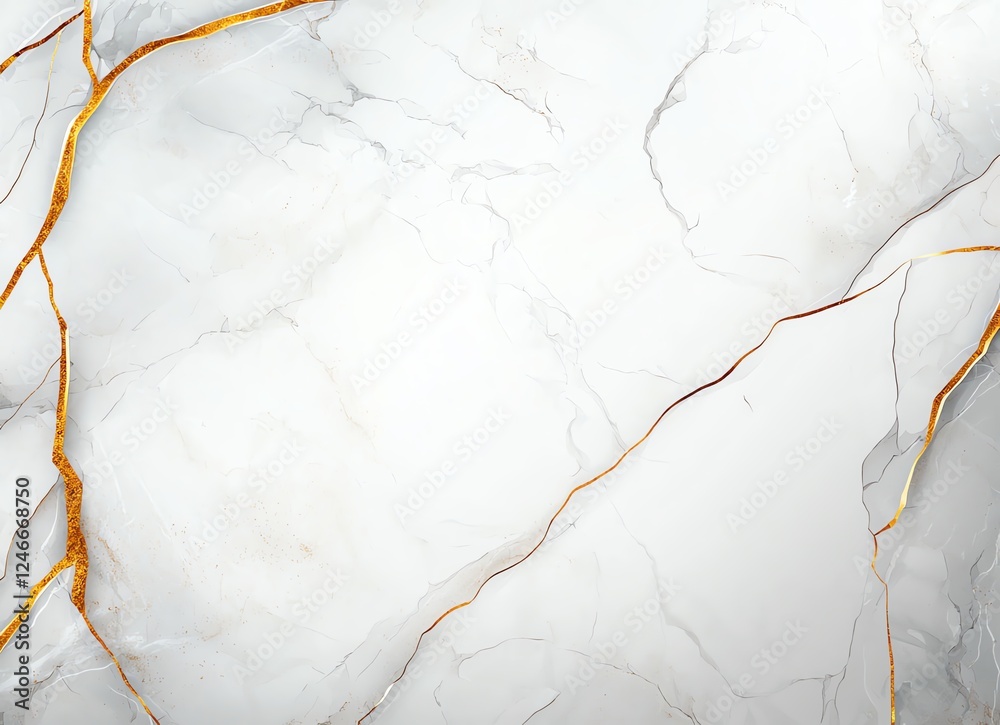 Fototapeta premium White gold marble texture pattern background with high resolution design for cover book or brochure, poster, wallpaper background or realistic business