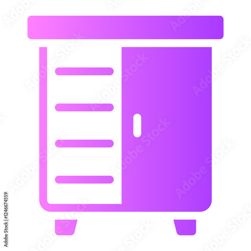 cupboard gradient icon