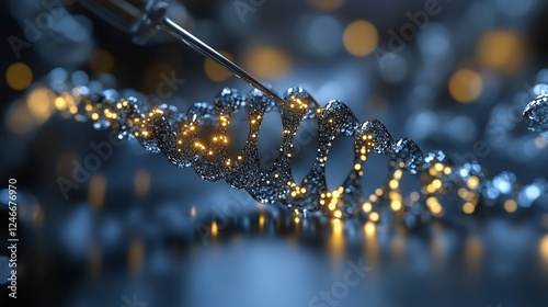 Dna repair mechanisms such base excision repair and nucleotide excision repair visualized with molecular tools correcting damaged sequences photo