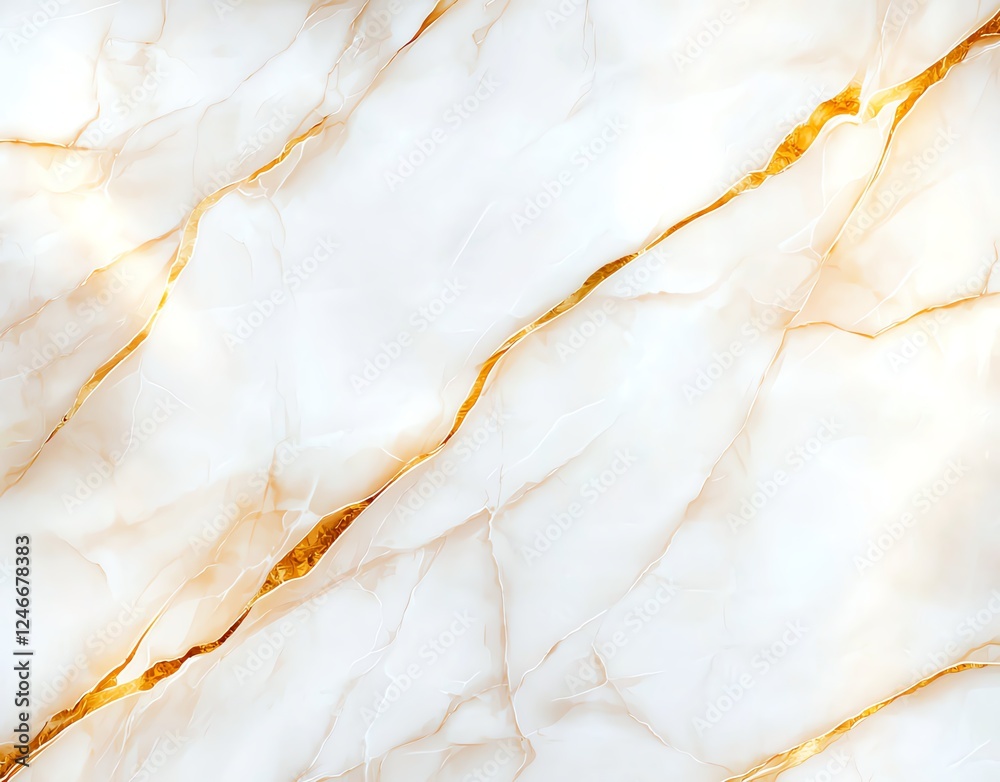 Fototapeta premium White gold marble texture pattern background with high resolution design for cover book or brochure, poster, wallpaper background or realistic business