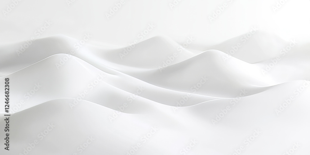 Obraz premium A white background with soft, blurred edges and a gradient effect that gradually fades from bright white to a light pastel shade. This soothing design is perfect for peaceful, calming visuals such as