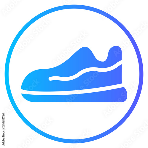 shoes gradient icon