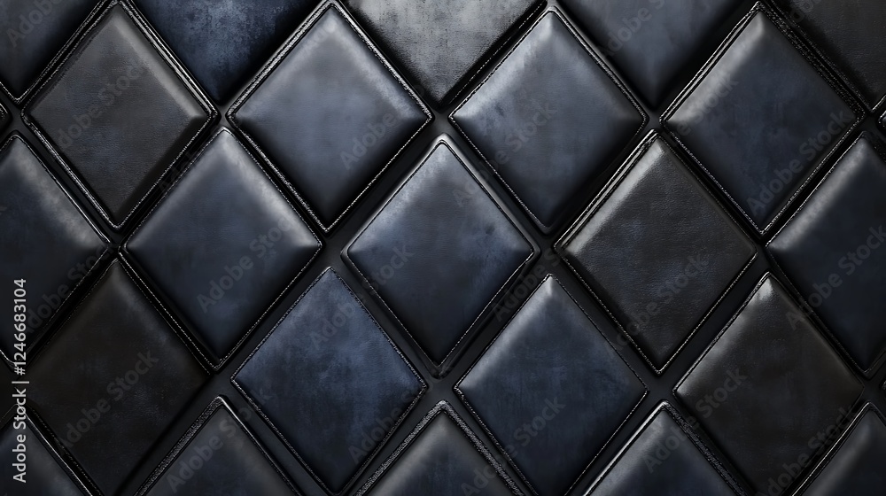 Fototapeta premium Dark diamond texture wall background