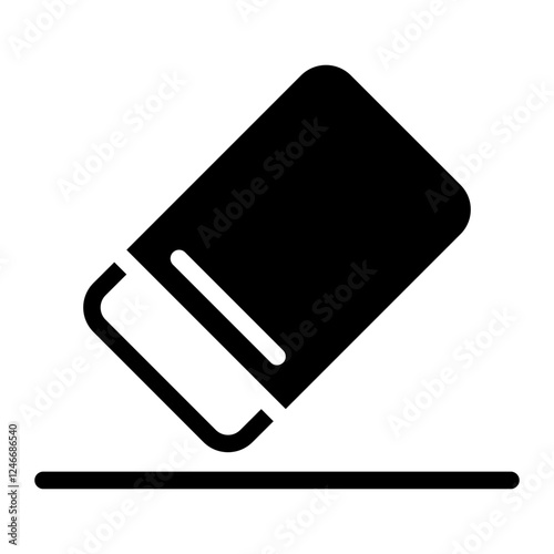 eraser glyph icon