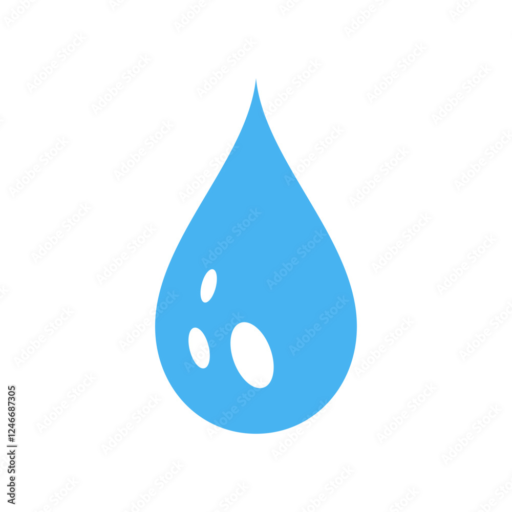 blue water drop element blue water drop element