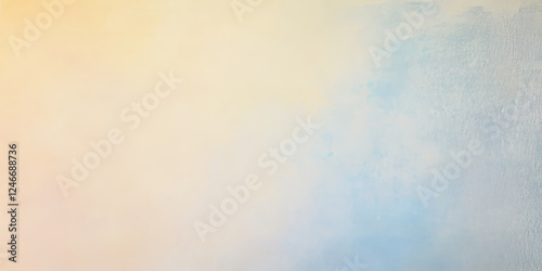 A vintage-inspired nostalgic background with washed-out honey yellow, delicate dusty blue, and pale mauve, merging into a smooth, misty gradient for a soft retro effect.