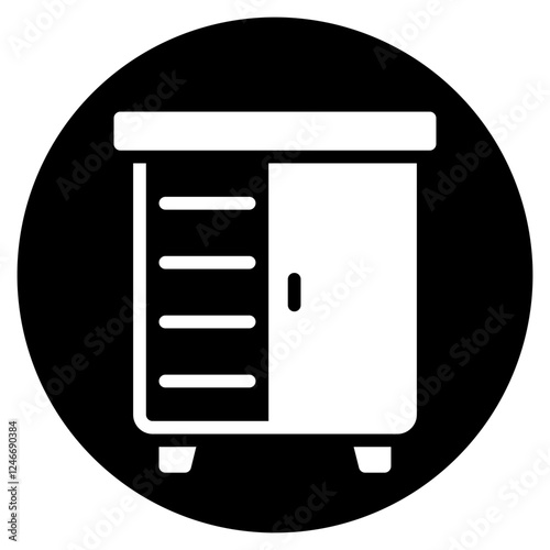 cupboard glyph icon