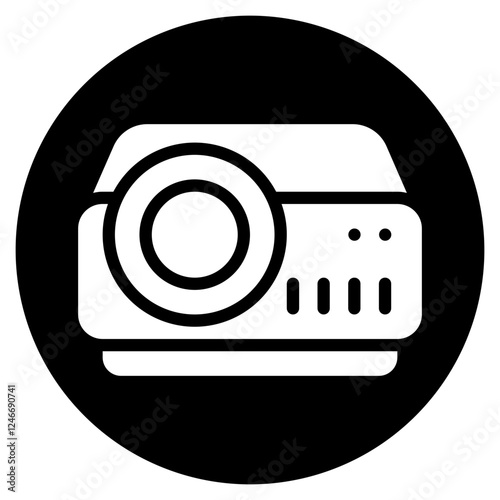 projektor glyph icon