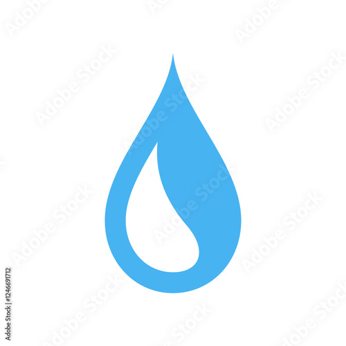 blue water drop illustration