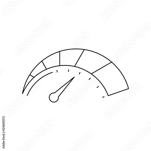 race speedometer outline element