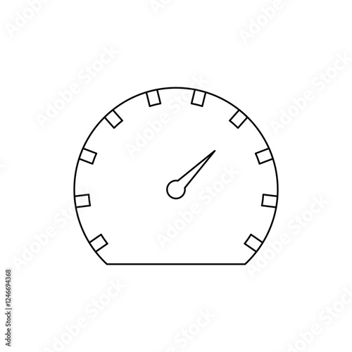 simple speedometer element
