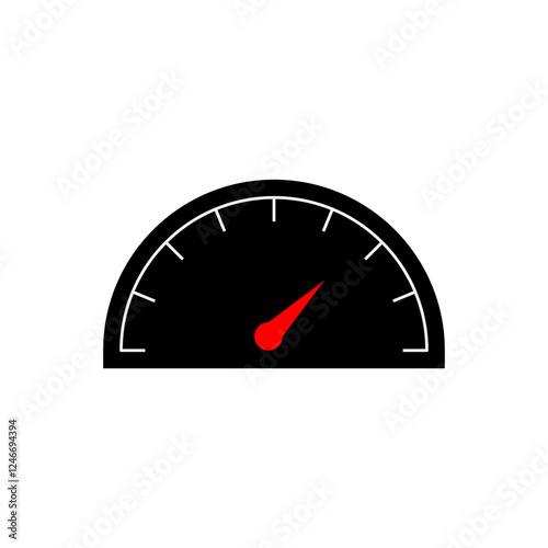  black speedometer element