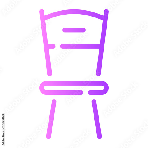 chair gradient icon
