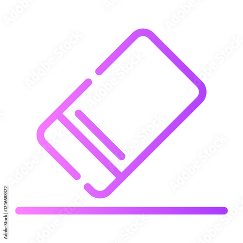 eraser gradient icon