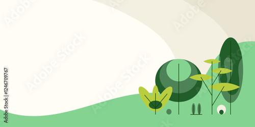 ESG, Ecology background business and organization, Environment, Social, Governance and sustainability development concept. Vector banner,  presentation template