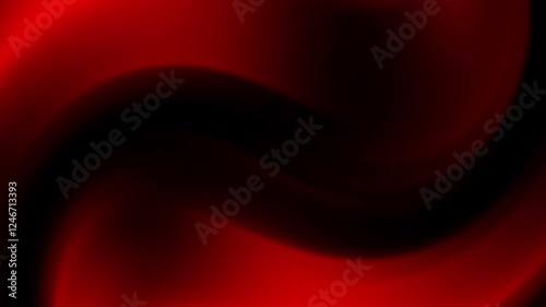 Abstract red and black wave design, suitable for backgrounds or digital art.