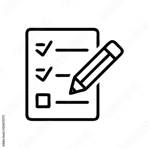 Form Register Pencil Icon