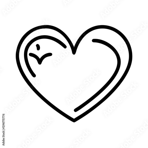 Heart Valentines Like Icon