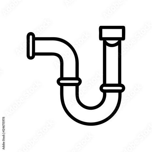 Pipes Plumbing Siphon Icon