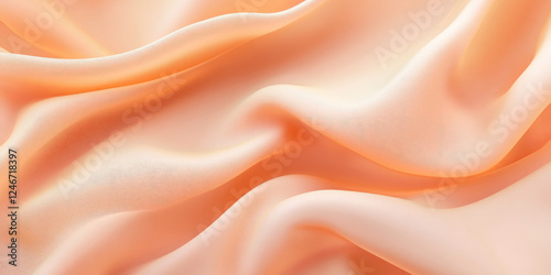 A smooth peach fuzz abstract background with a delicate touch of orange, mimicking the soft fuzziness of a peachвАЩs skin as it glows in the sunlight.