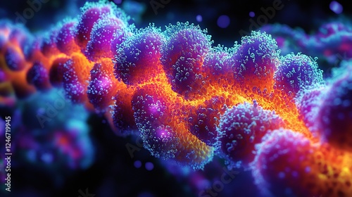 Bacterial chromosome supercoiling visualized gyrase enzymes regulating DNA topology and stability photo