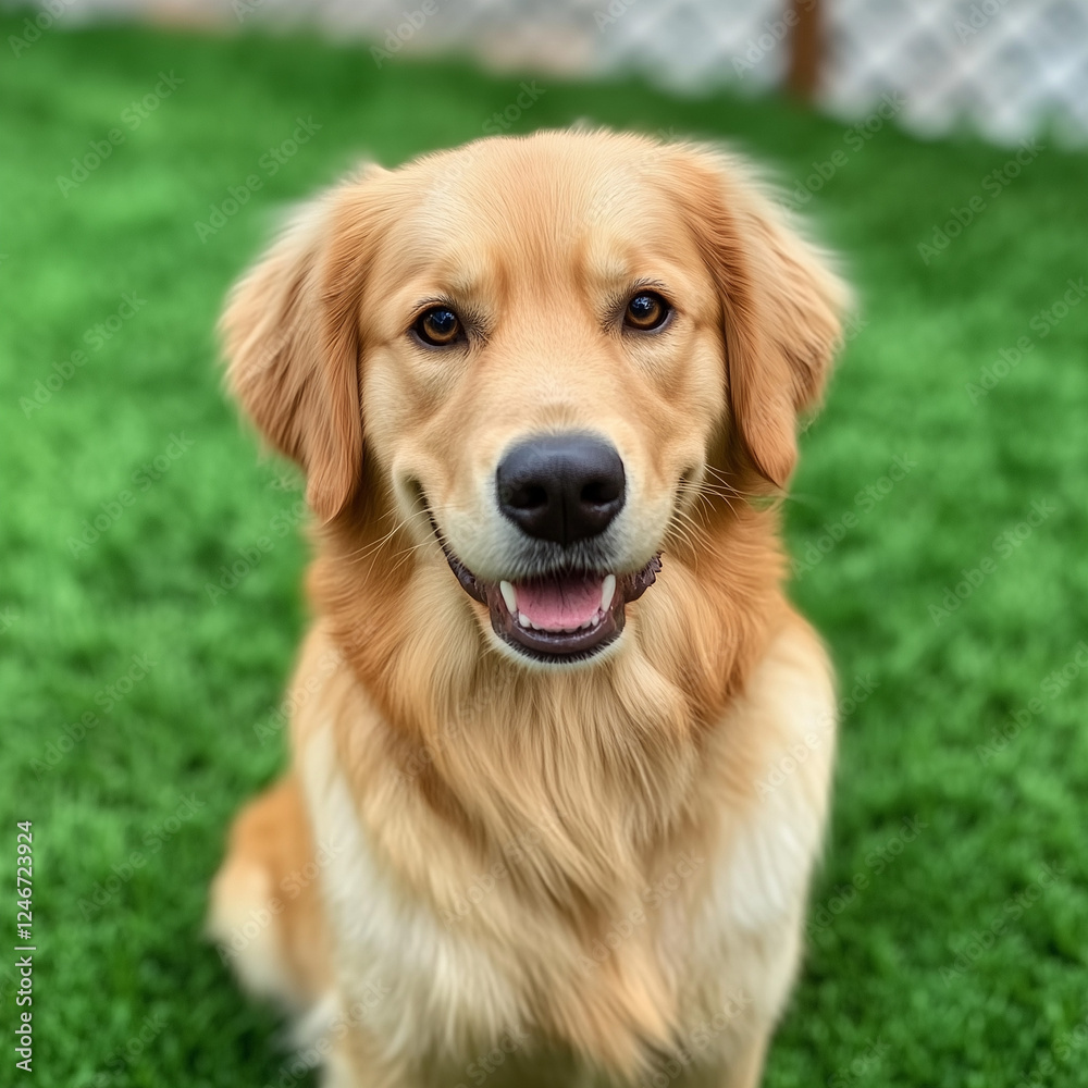 A Labrador Retriever resting on the grass, panting slightly with a joyful and relaxed expression, showcasing the happiness of outdoor pet play.
A Labrador Retriever resting on the grass, panting slightly with a joyful and relaxed expression, showcasing the happiness of outdoor pet play.