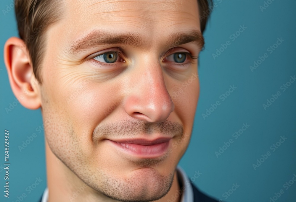Photorealistic portrait of a male with a large nose Photorealistic portrait of a male with a large nose