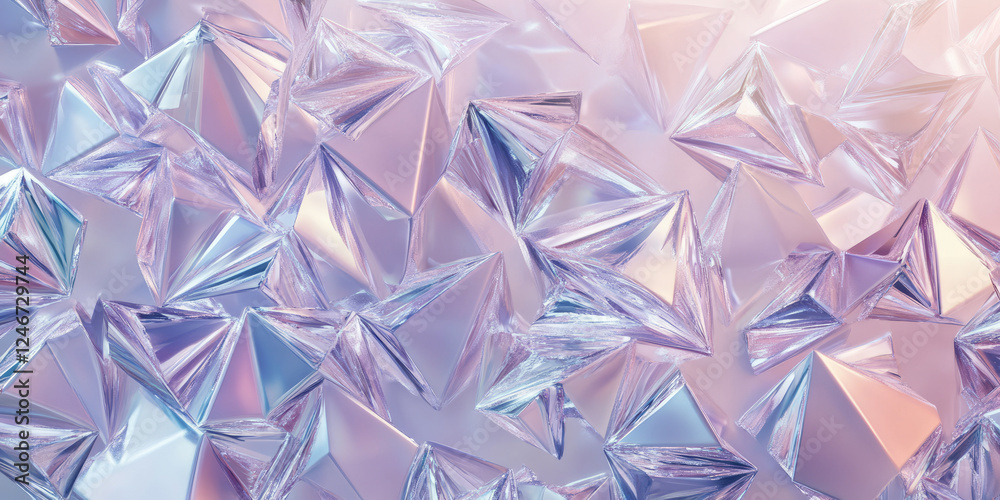 A sparkling diamond array on a soft lavender backdrop, with glimmering facets reflecting light in different directions. The delicate colors and shimmering reflections create a romantic, luxurious vibe A sparkling diamond array on a soft lavender backdrop, with glimmering facets reflecting light in different directions. The delicate colors and shimmering reflections create a romantic, luxurious vibe