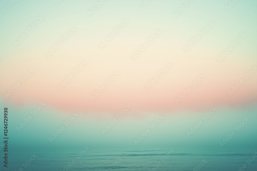 Fototapeta premium Vibrant sunset over sea