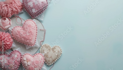 christmas decoration on a wooden background